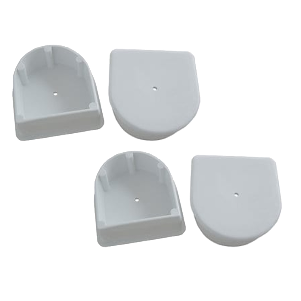 image for Dock Edge Small End Plug – White *4-Pack