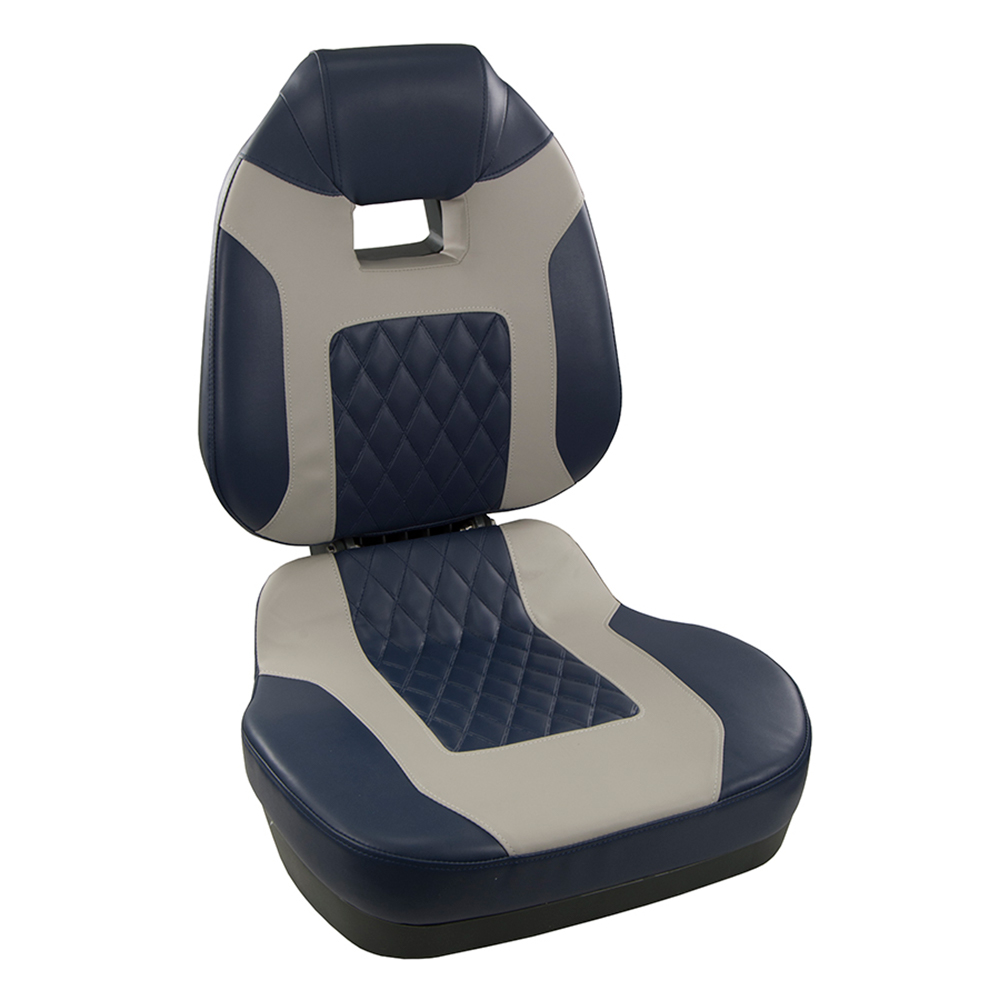 image for Springfield Fish Pro II High Back Folding Seat – Blue/Grey
