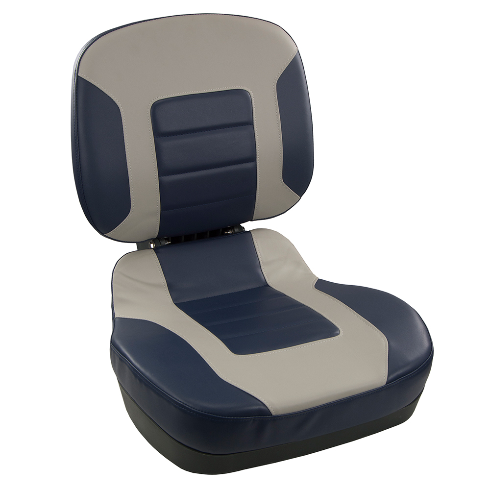 image for Springfield Fish Pro II Low Back Folding Seat – Navy/Grey