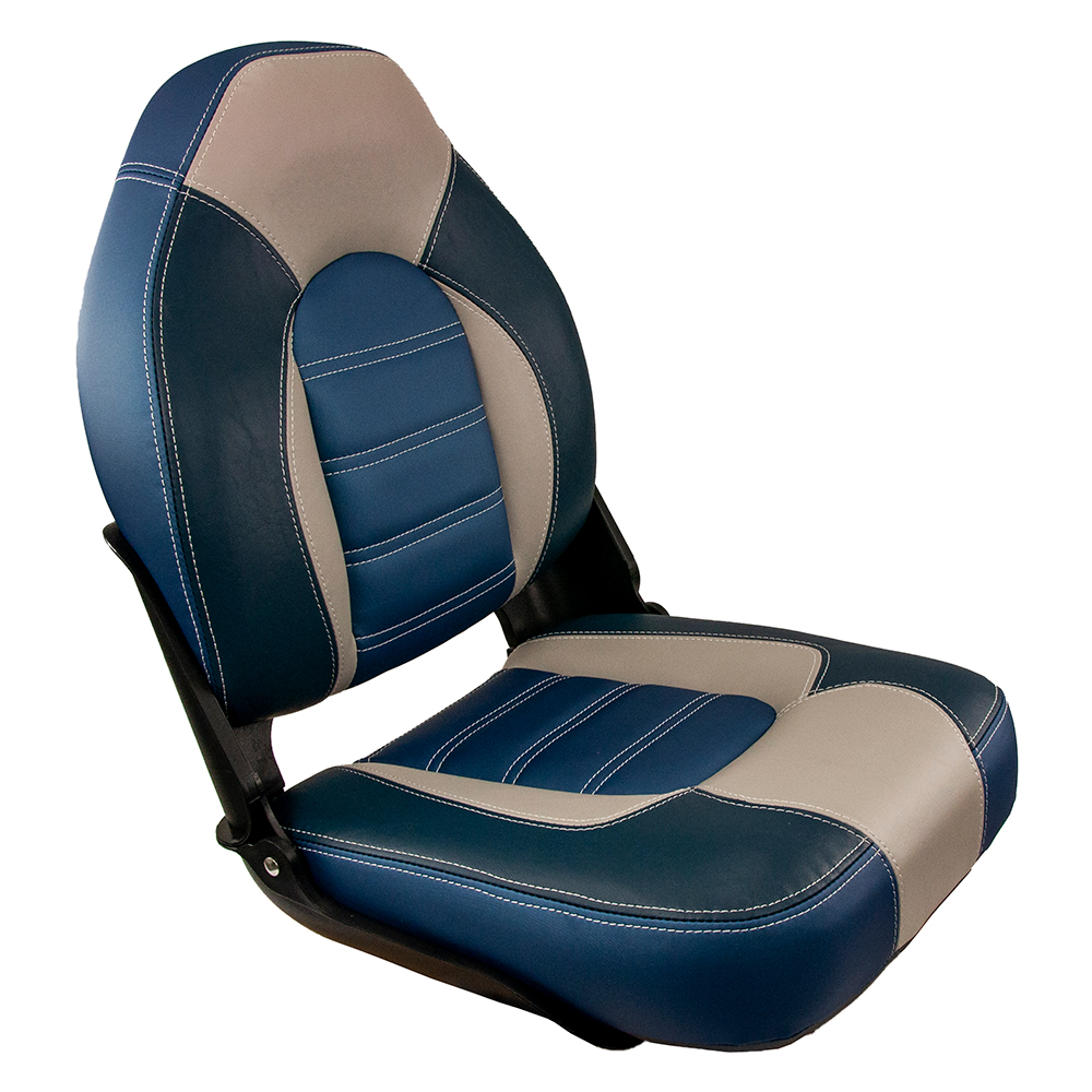 Springfield Skipper Premium HB Folding Seat - Blue/Grey CD-85961