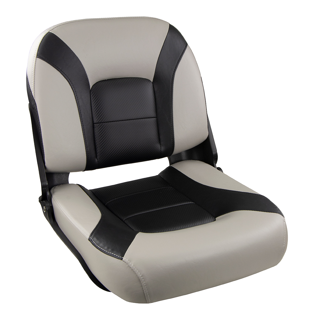 Springfield Skipper Premium LB Folding Seat - Grey/Black - 1061077-1