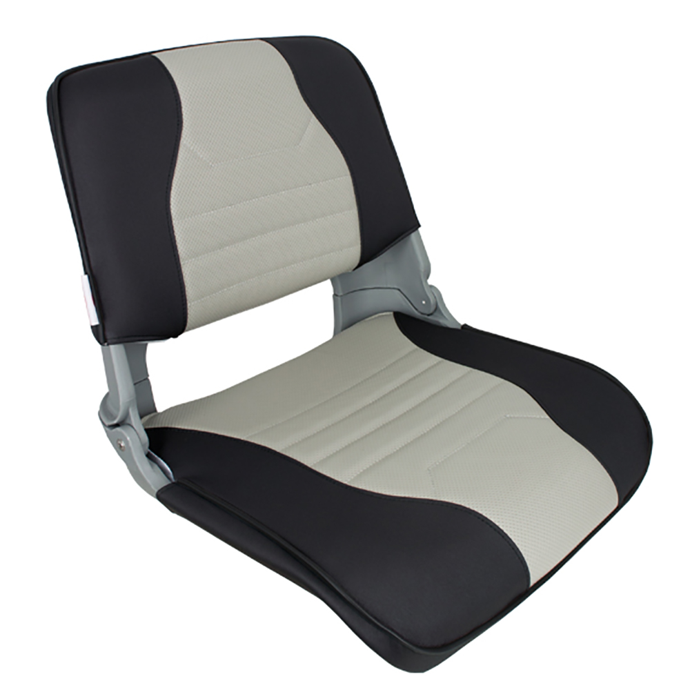 Springfield Skipper Deluxe Folding Seat - Charcoal/Grey CD-85964