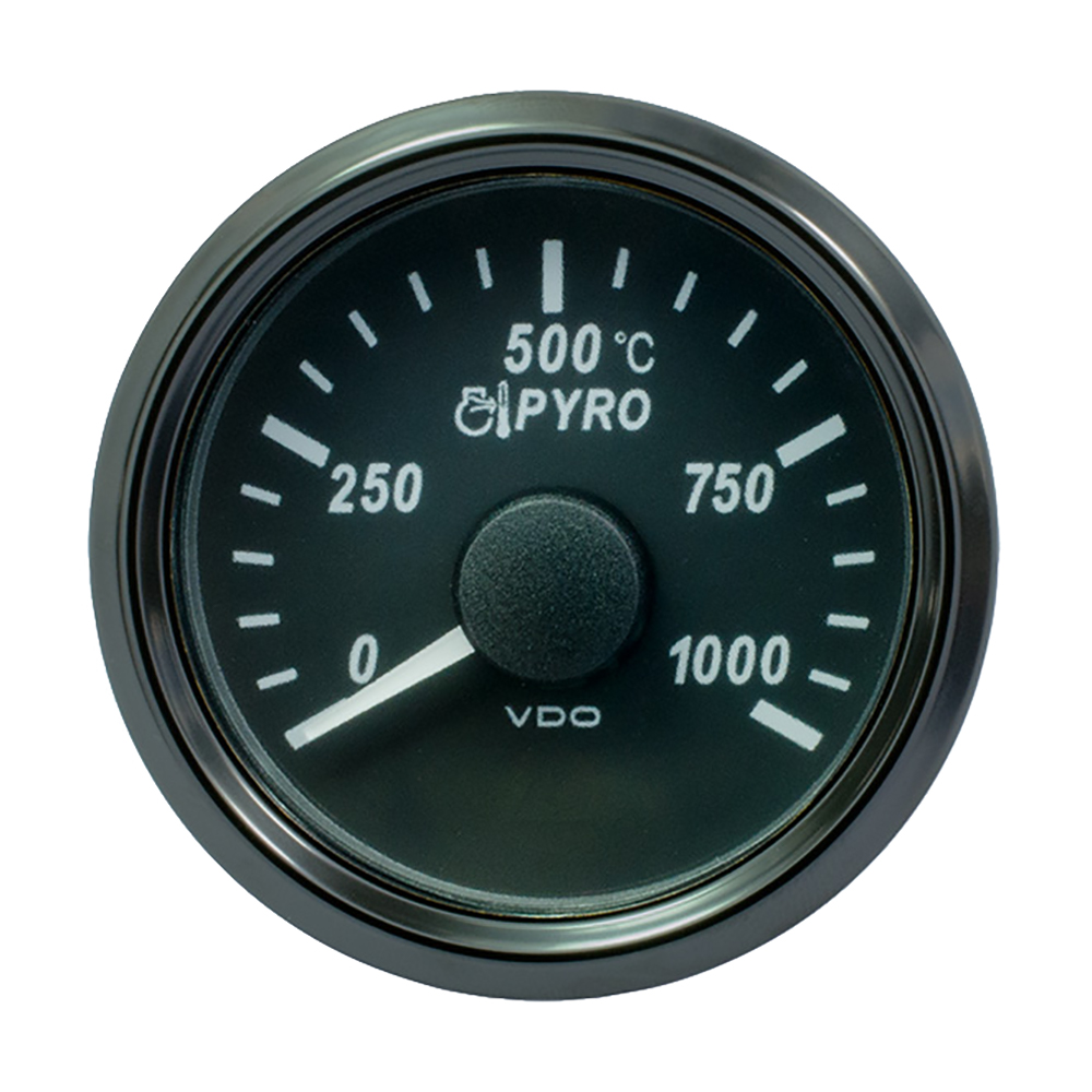 image for VDO SingleViu 52mm (2-1/16″) Exhaust Gas Temp. Gauge – 1000°C