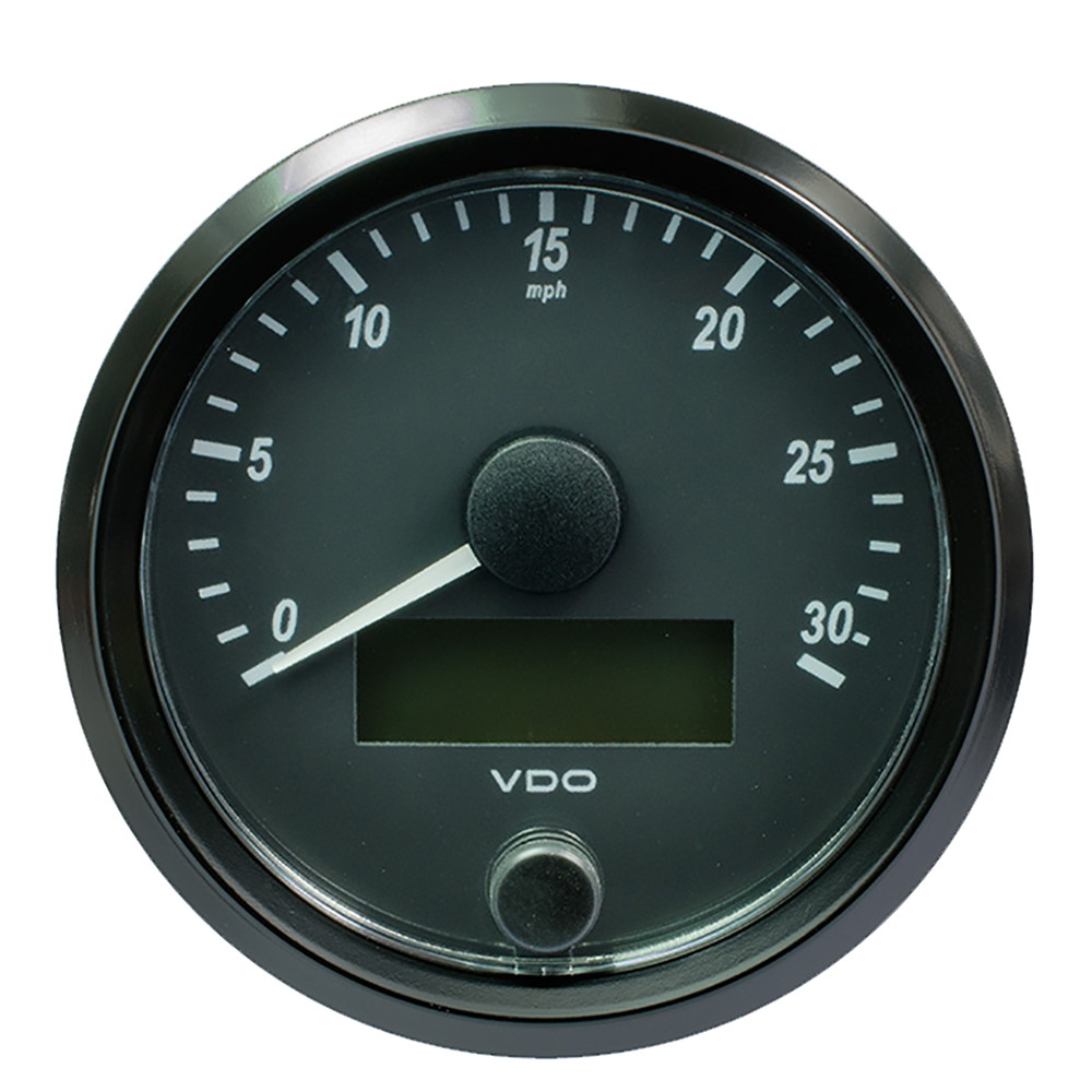 image for VDO SingleViu 80mm (3-1/8″) Speedometer – 30 MPH