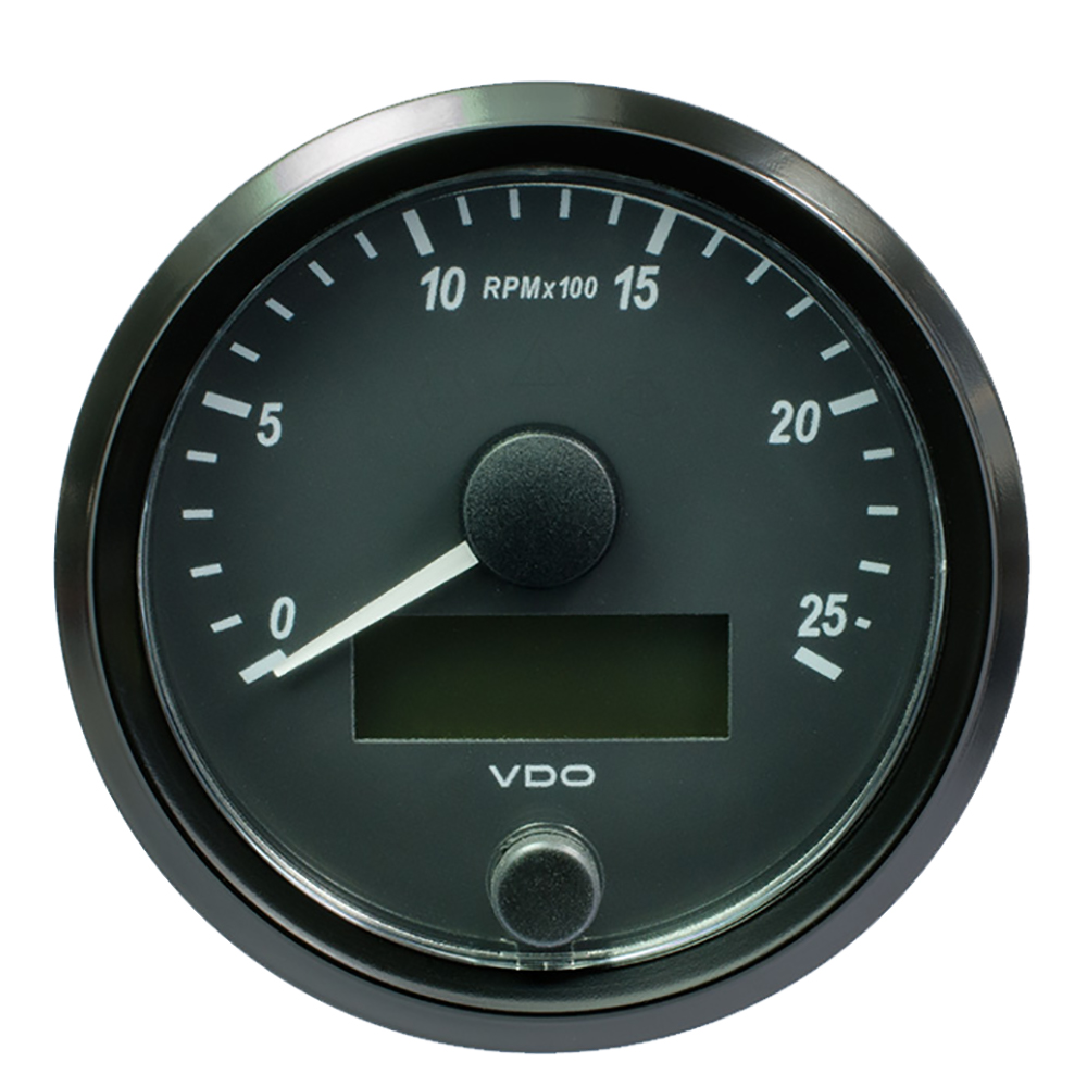 image for VDO SingleViu 80mm (3-1/8″) Tachometer – 2500 RPM