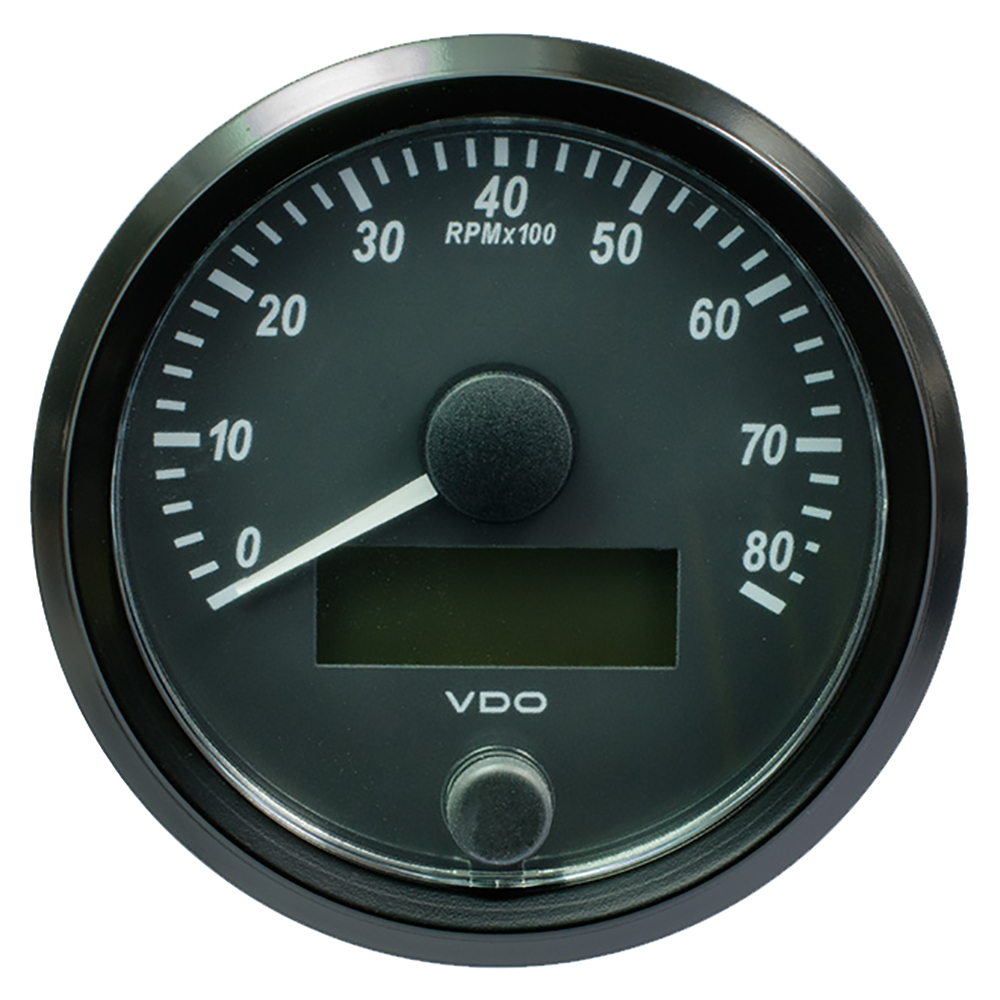 image for VDO SingleViu 80mm (3-1/8″) Tachometer – 8000 RPM