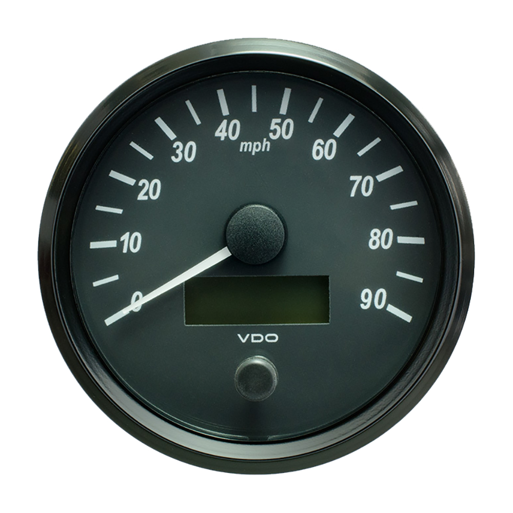 image for VDO SingleViu 100mm (4″) Speedometer – 90 MPH