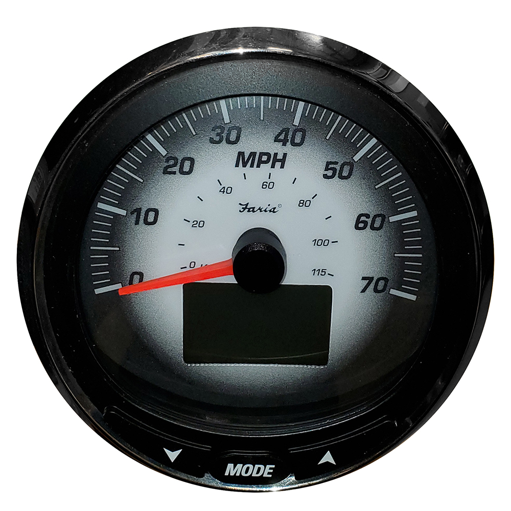 image for Faria 5″ Multifunction Gauge – 70MPG – LCD w/o PP – Depth – Black Fade