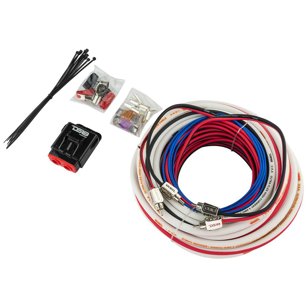 image for DS18 Hydro Power Amplifier Install Kit – 4GA