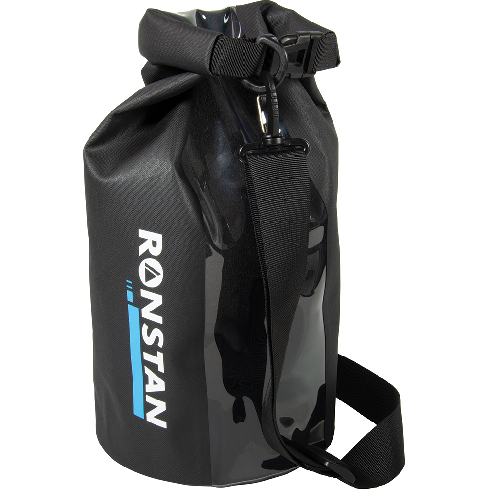 image for Ronstan Dry Roll Top – 10L Bag – Black w/Window