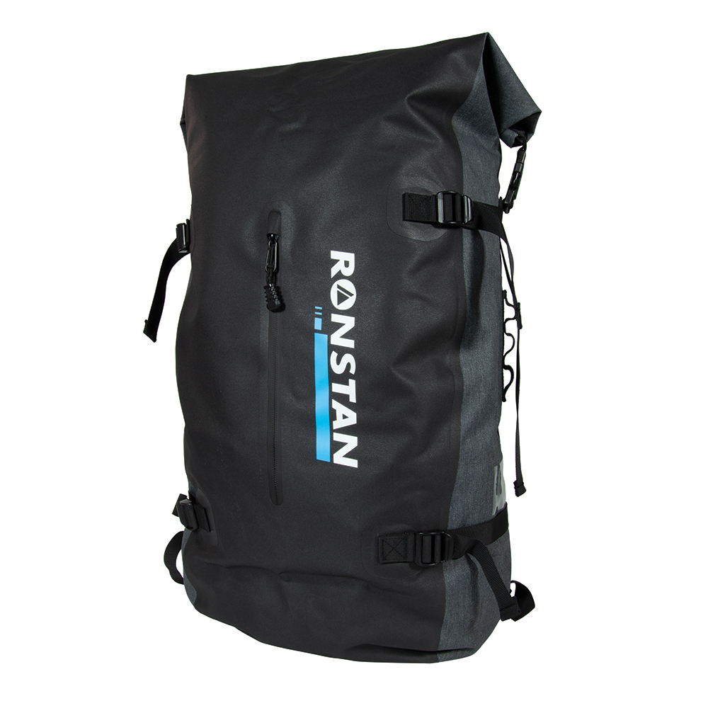 image for Ronstan Dry Roll Top – 55L Backpack – Black & Grey