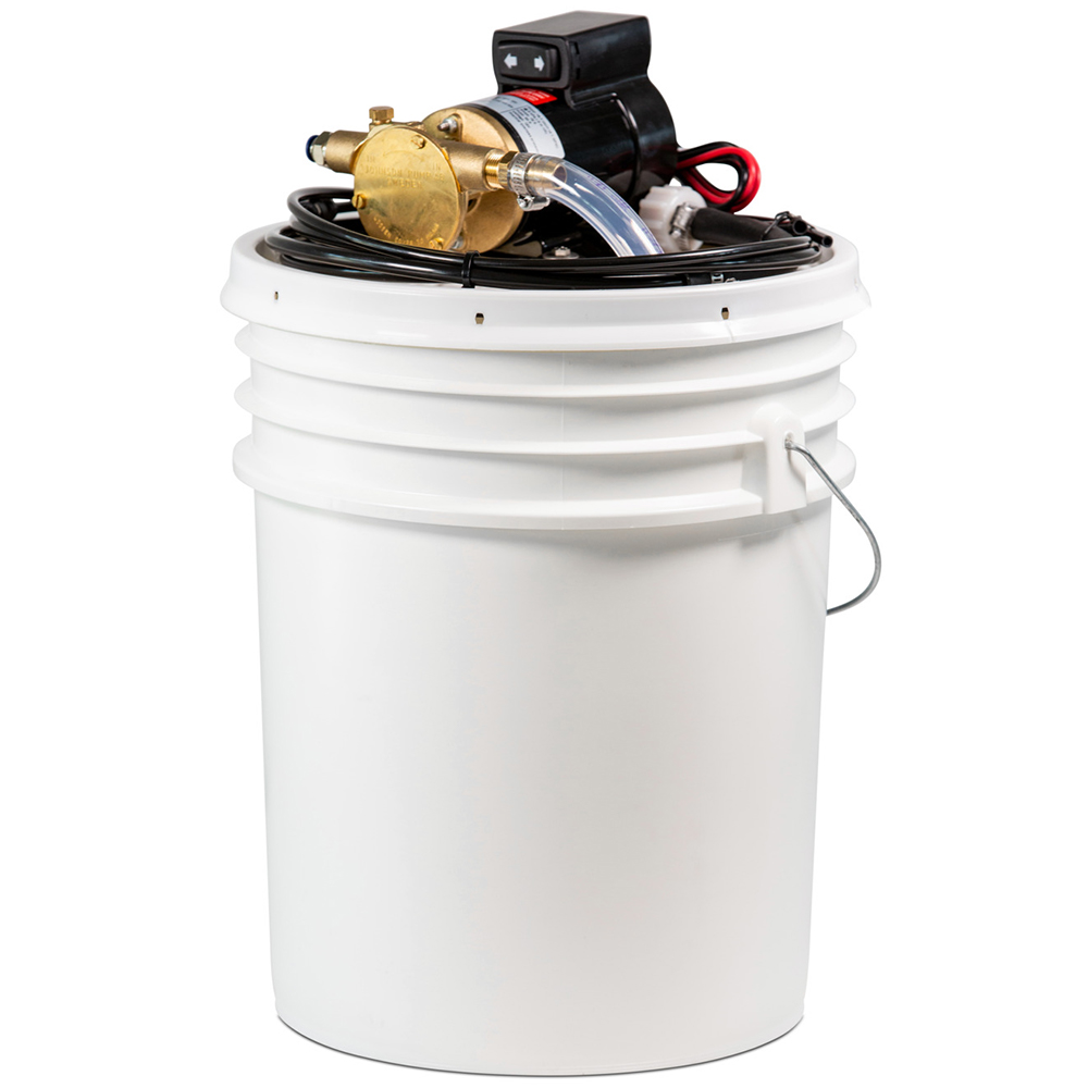 image for Johnson Pump Oil Change Kit Includes Bucket w/F3B-19 Pump 3/8″ NPT – 12V