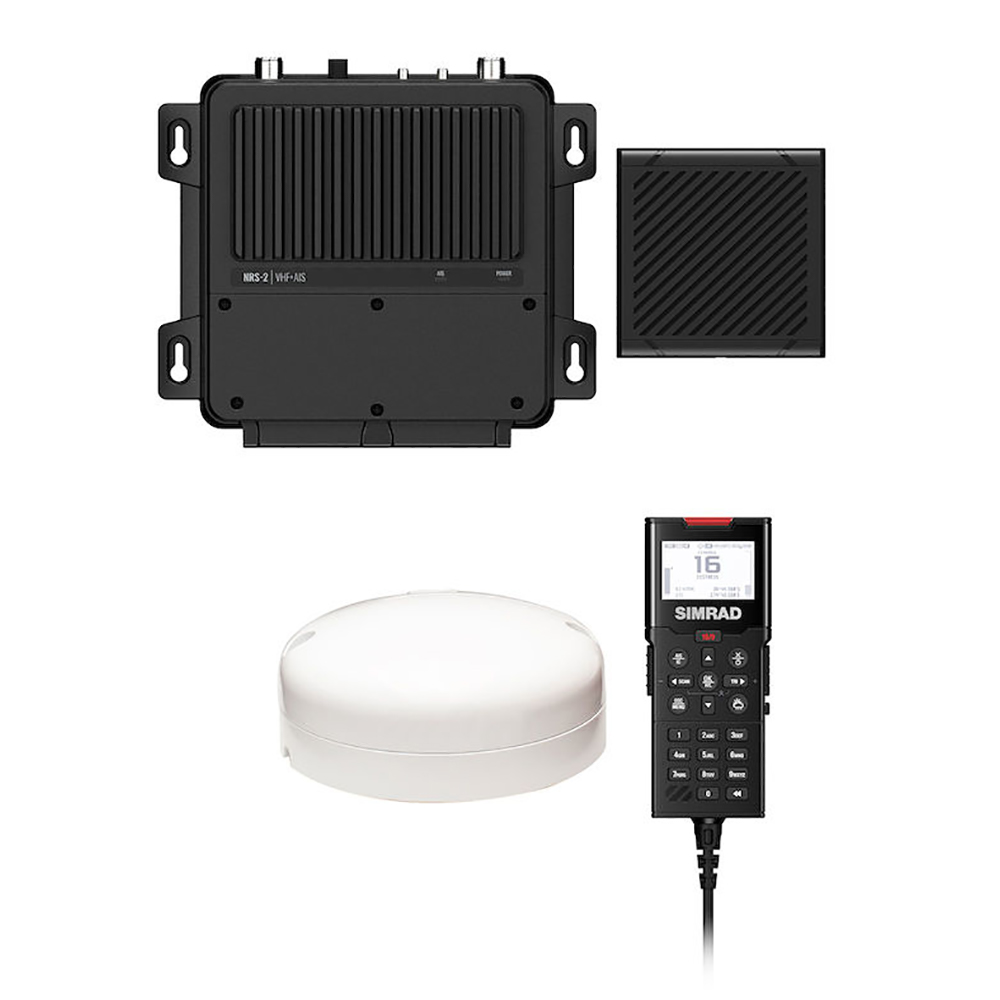 image for Simrad RS100-B Black Box VHF Radio w/Class B AIS & GPS Antenna
