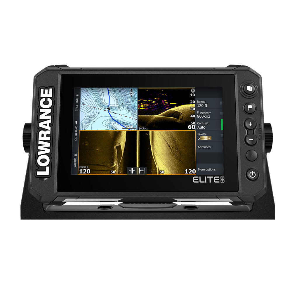 Lowrance Elite FS 7 Chartplotter/Fishfinder with HDI Transom Mount Transducer - 000-15696-001