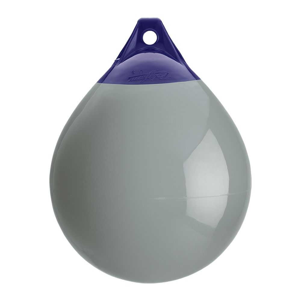 image for Polyform A Series Buoy A-3 – 17″ Diameter – Grey – Boat Size 40' – 50'
