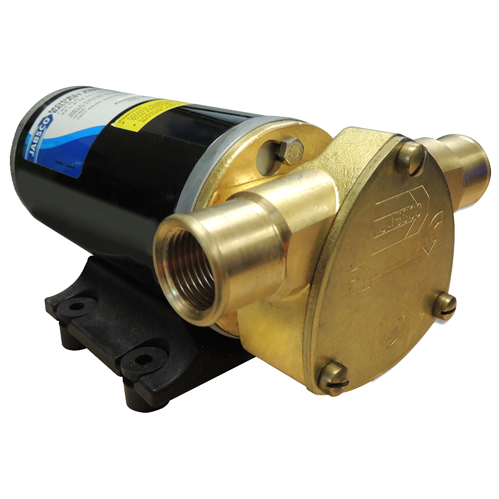 Jabsco Ballast King Bronze DC Pump with Deutsch Connector - No Reversing Switch - 15 GPM - 22610-9427