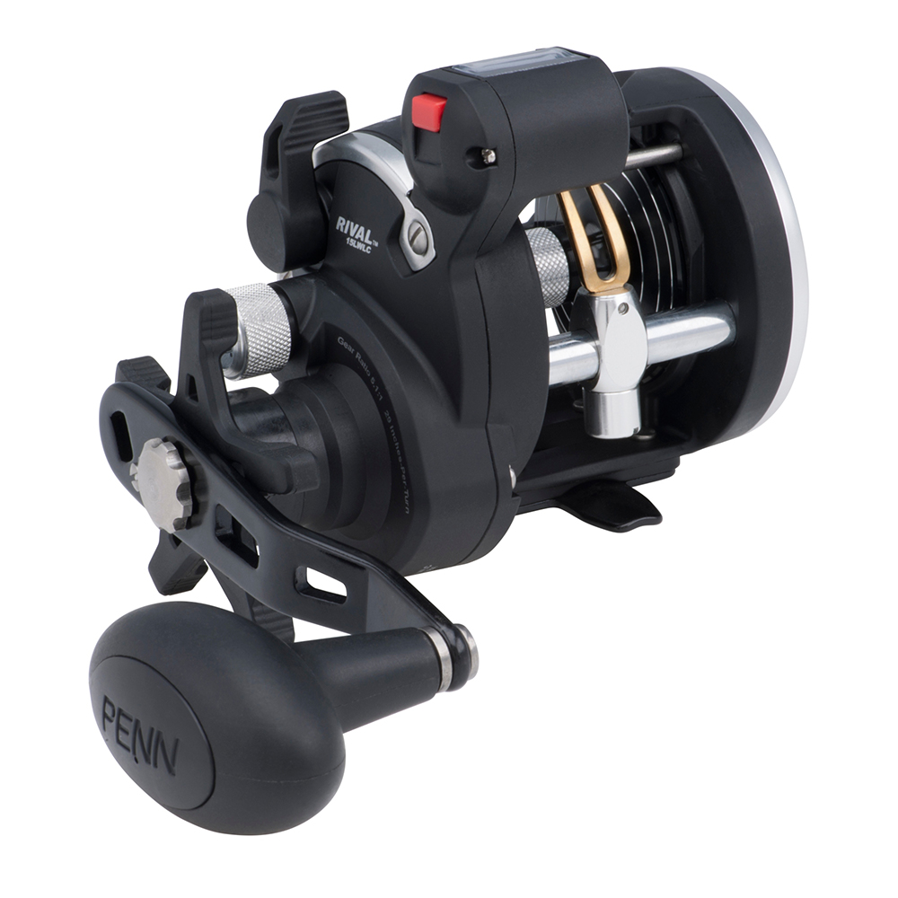 image for PENN RIV15LWLC Rival 15 Level Wind Reel w/Line Counter