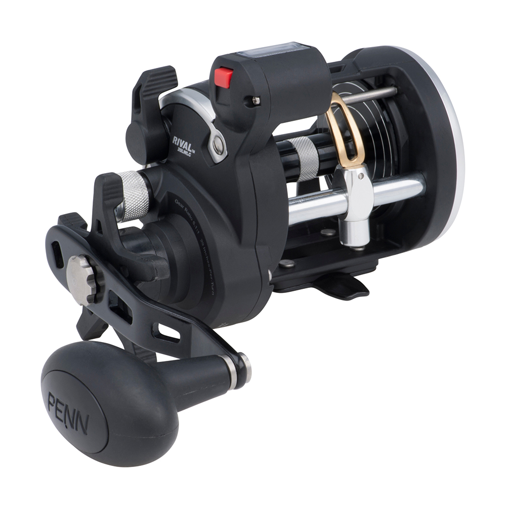 image for PENN RIV20LWLC Rival 20 Level Wind Reel w/Line Counter