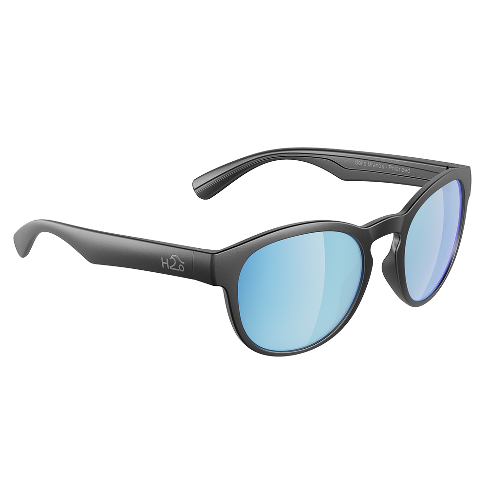 image for H2Optix Caladesi Sunglasses Matt Gun Metal, Grey Blue Flash Mirror Lens Cat. 3 – AR Coating