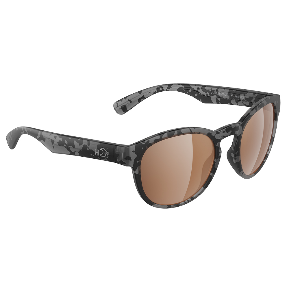 image for H2Optix Caladesi Sunglasses Matt Tiger Shark, Brown Lens Cat. 3 – AR Coating