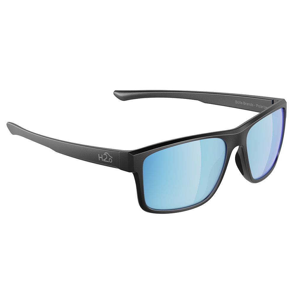 image for H2Optix Coronado Sunglasses Matt Gun Metal, Grey Blue Flash Mirror Lens Cat. 3 – AR Coating