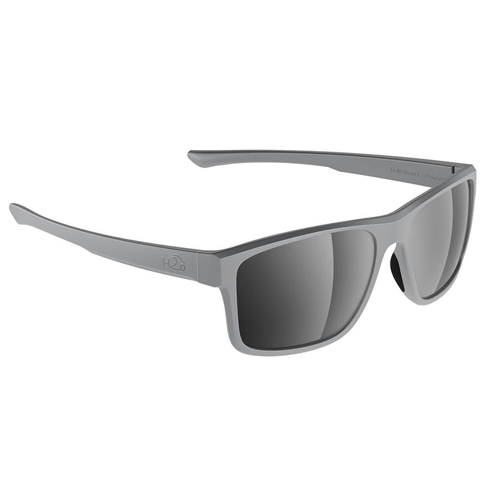 image for H2Optix Coronado Sunglasses Matt Grey, Grey Silver Flash Mirror Lens Cat. 3 – AR Coating