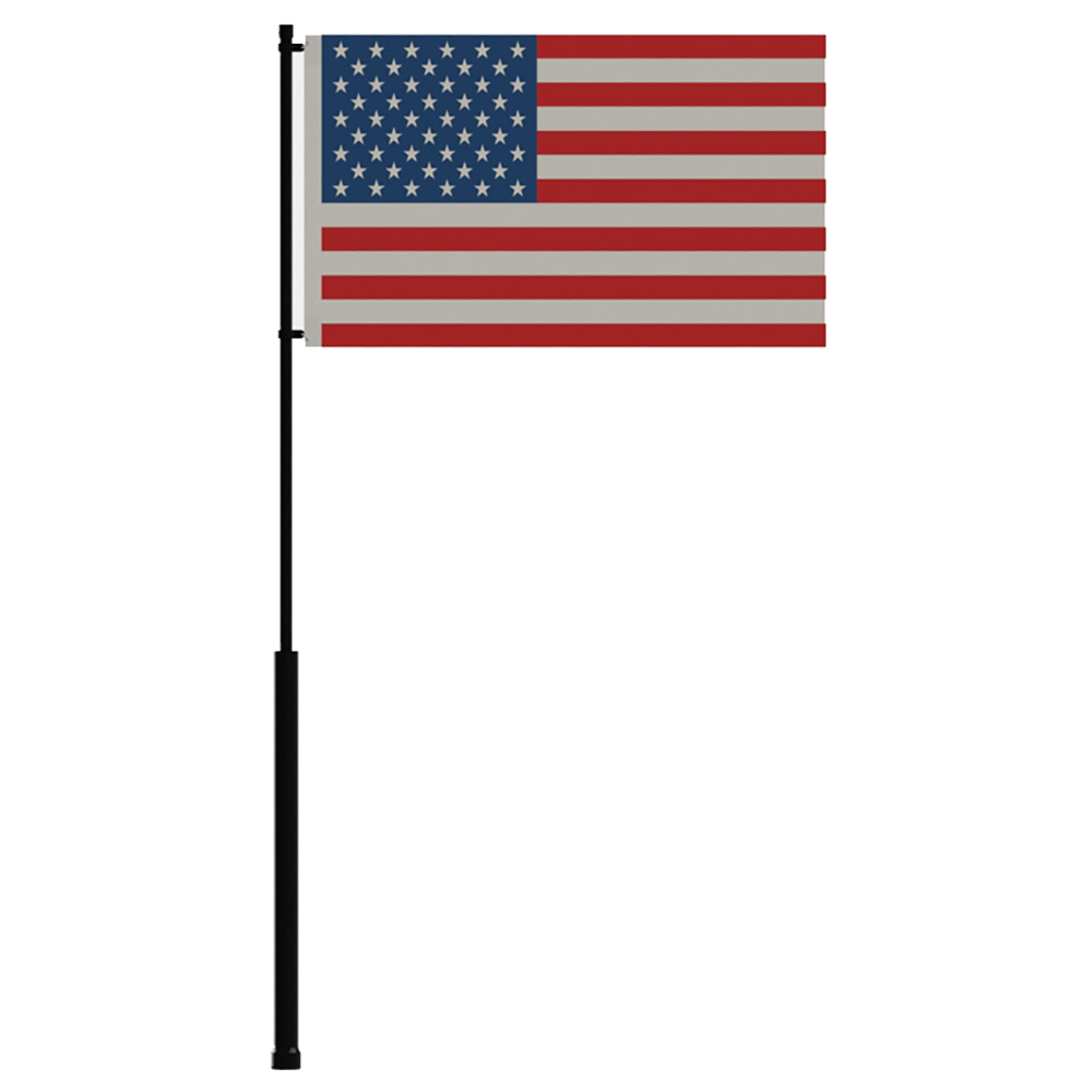 image for Mate Series Flag Pole – 72″ w/USA Flag