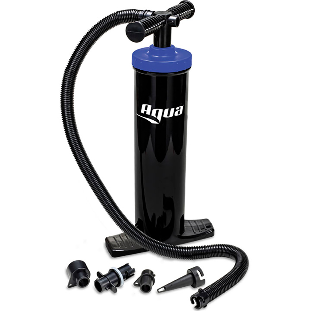 image for Aqua Leisure Heavy-Duty, Dual-Action Hand Pump w/4 Tips