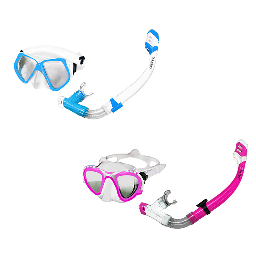 image for Aqua Leisure Gemini Pro Adult Combo Dive Set Mask & Snorkel *Assorted Colors
