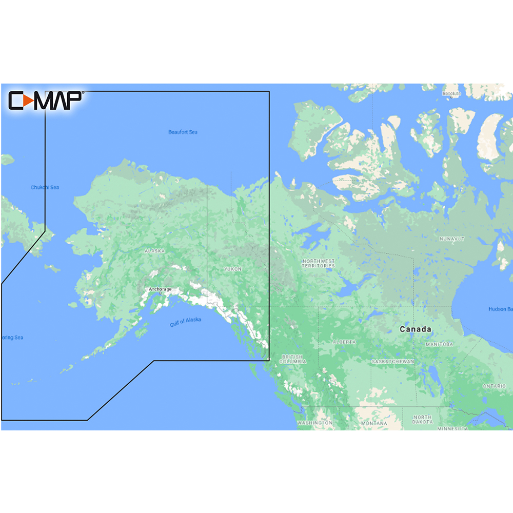 C-MAP M-NA-Y208-MS Alaska REVEAL  Coastal Chart - M-NA-Y208-MS