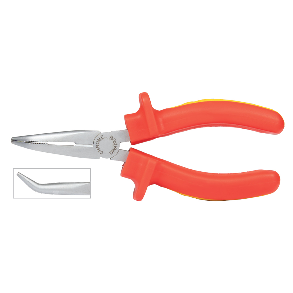 image for Ancor 6″ Bent Nose Pliers – 1000V