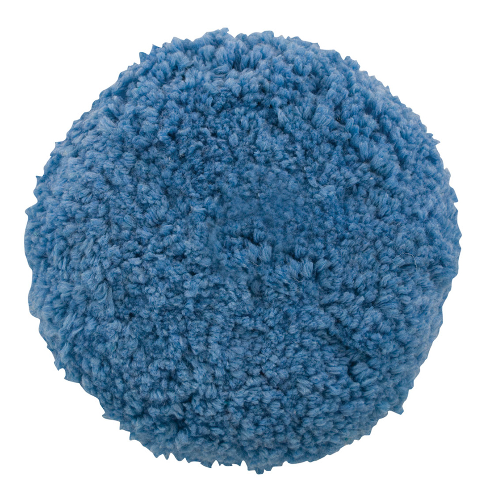 image for Presta Blue Blended Wool Medium Cutting Pad – 9″ Screw-On Pad