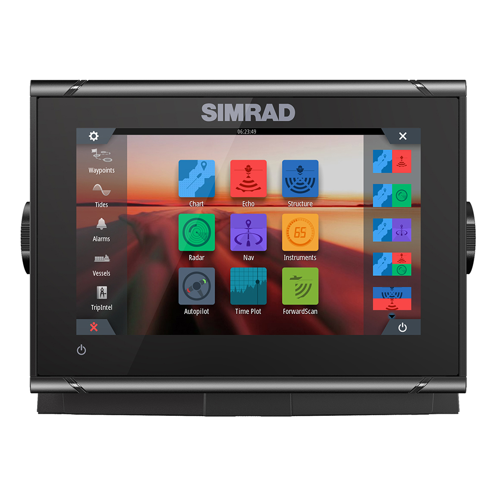 image for Simrad GO7 XSR Chartplotter/Fishfinder w/C-MAP Discover Chart – No Transducer