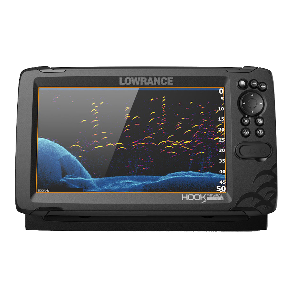 image for Lowrance HOOK Reveal 9 Combo w/TripleShot Transom Mount & C-MAP Contour™+ Card