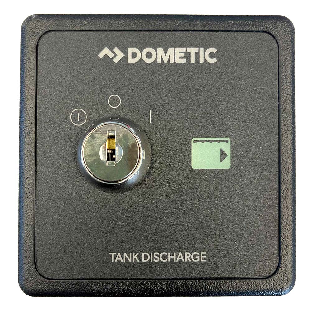 image for Dometic Tank Discharge Controller – 12V – Black