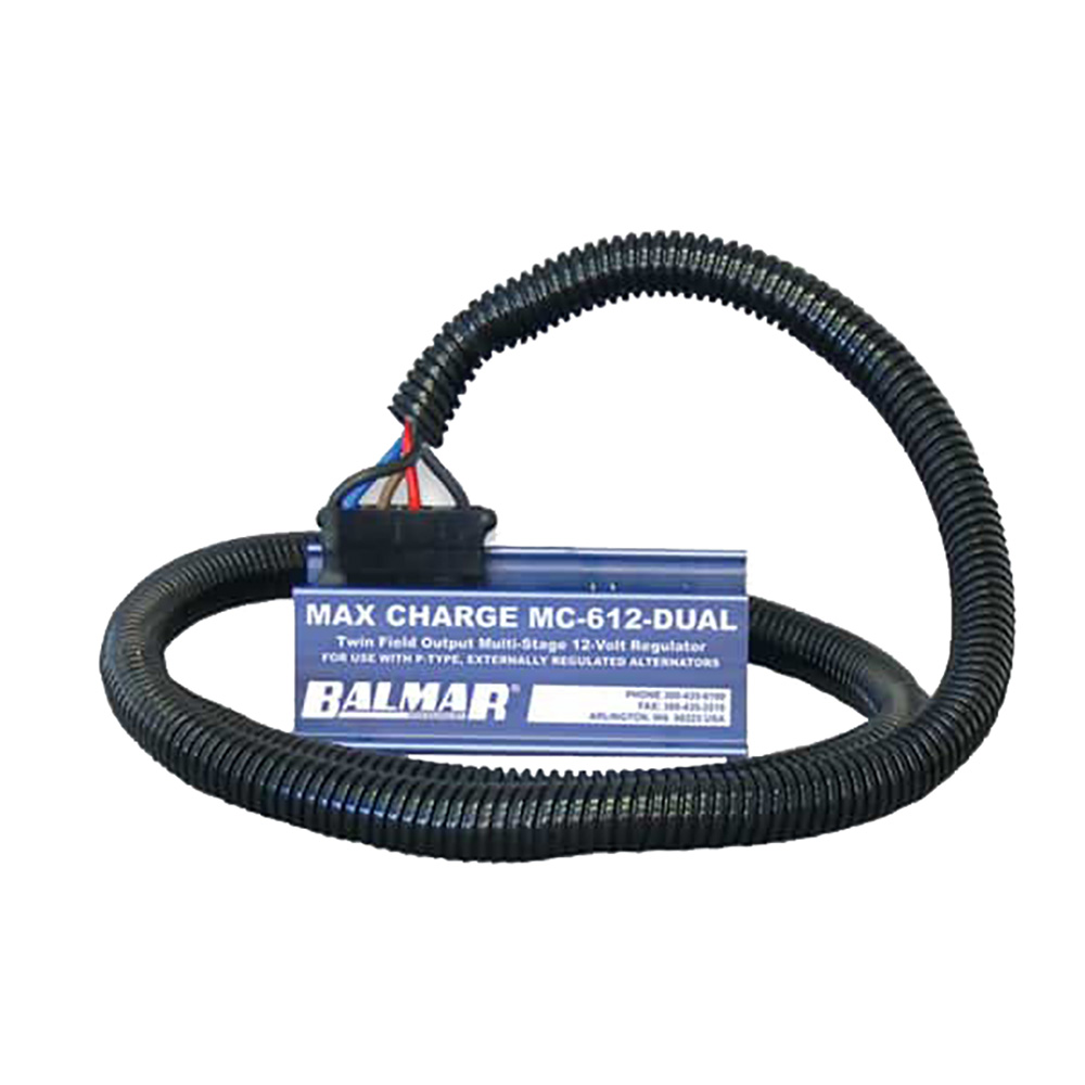 Balmar Dual MC612 Multi-Stage 12V Regulator w/Harness CD-88502