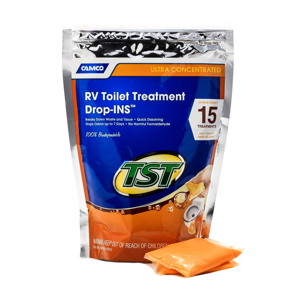 Camco TST Orange RV Toilet Treatment Drop-Ins *15-Pack41189 - 41189