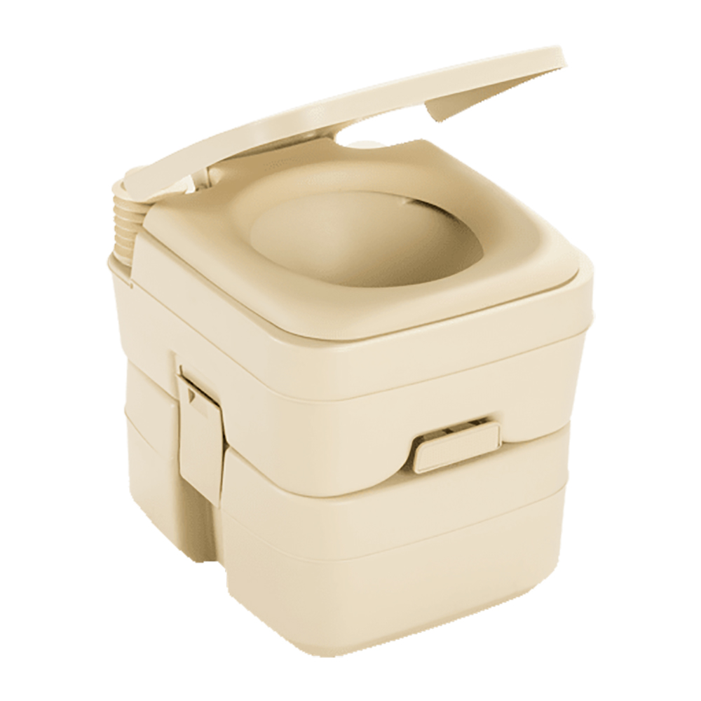 image for Dometic 966 Portable Toilet – 5 Gallon – Parchment