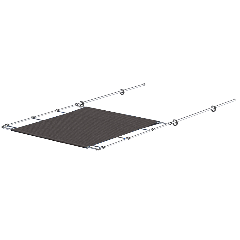 image for SureShade PTX Power Shade – 51″ Wide – Stainless Steel – Grey