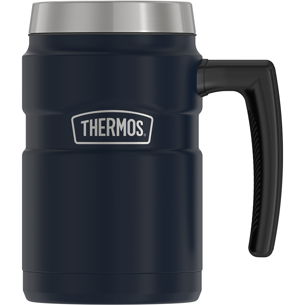 Thermos 16oz Stainless King  Coffee Mug - Matte Midnight BlueSK1600MDBW4 - SK1600MDBW4