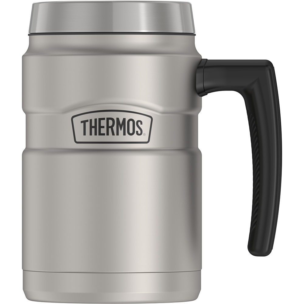 image for Thermos 16oz Stainless King™ Coffee Mug – Matte Stainless Steel