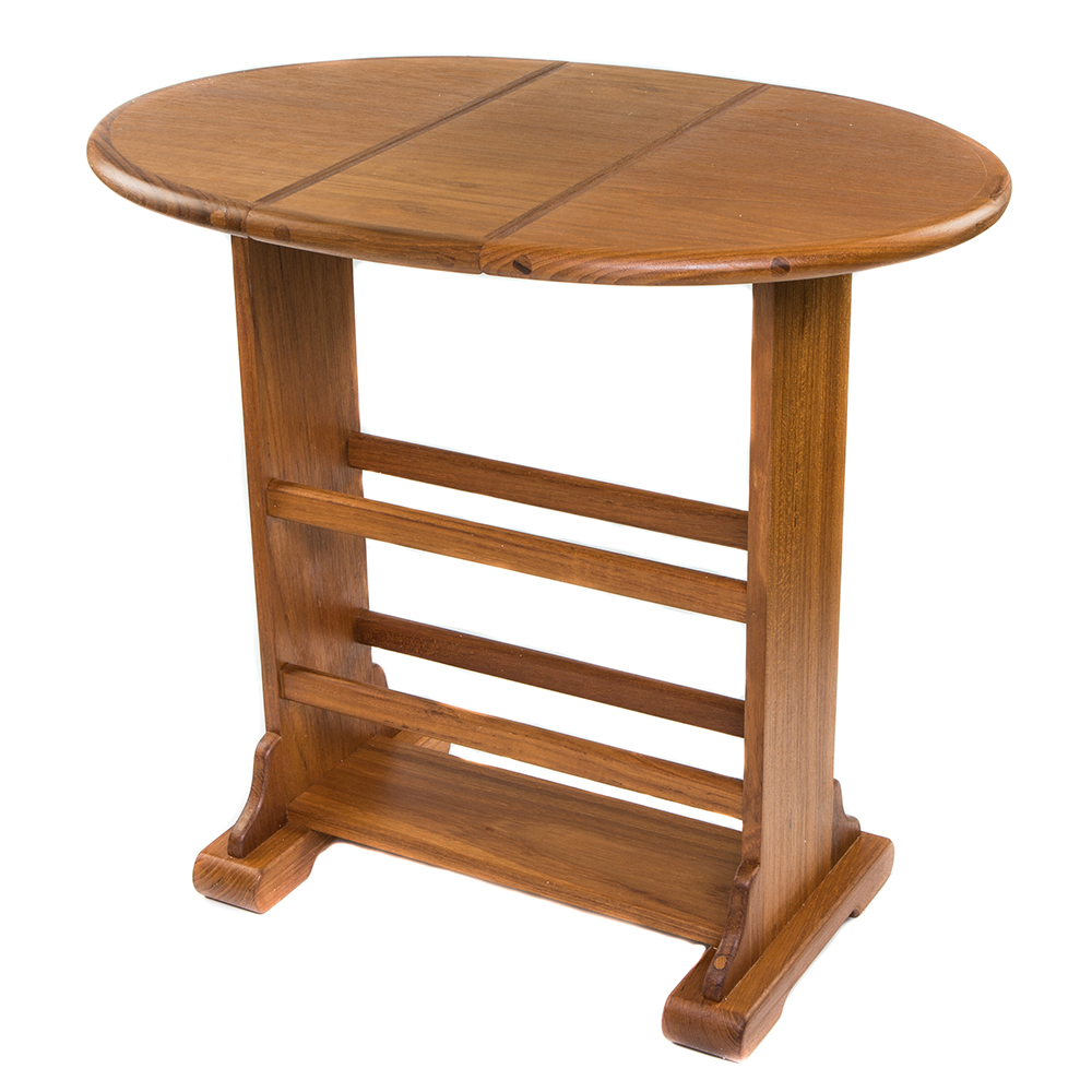 image for Whitecap Small Drop Leaf Table – Teak
