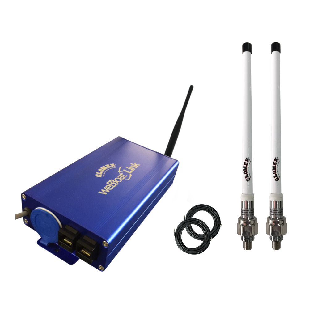 image for Glomex WeBBoat® Link Ext Single SIM 4G/WiFi Indoor Unit Coastal & Ocean Internet System – Extended Range Kit f/North America