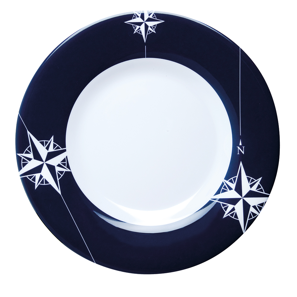 image for Marine Business Melamine Round Dessert Plate – NORTHWIND – 7″ Set of 6
