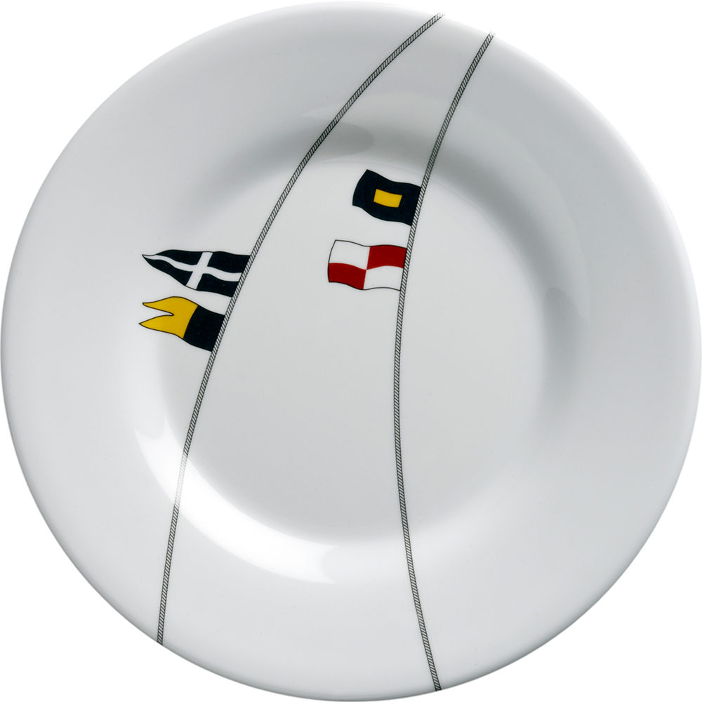 image for Marine Business Melamine Round Dessert Plate – REGATA – 7″ Set of 6