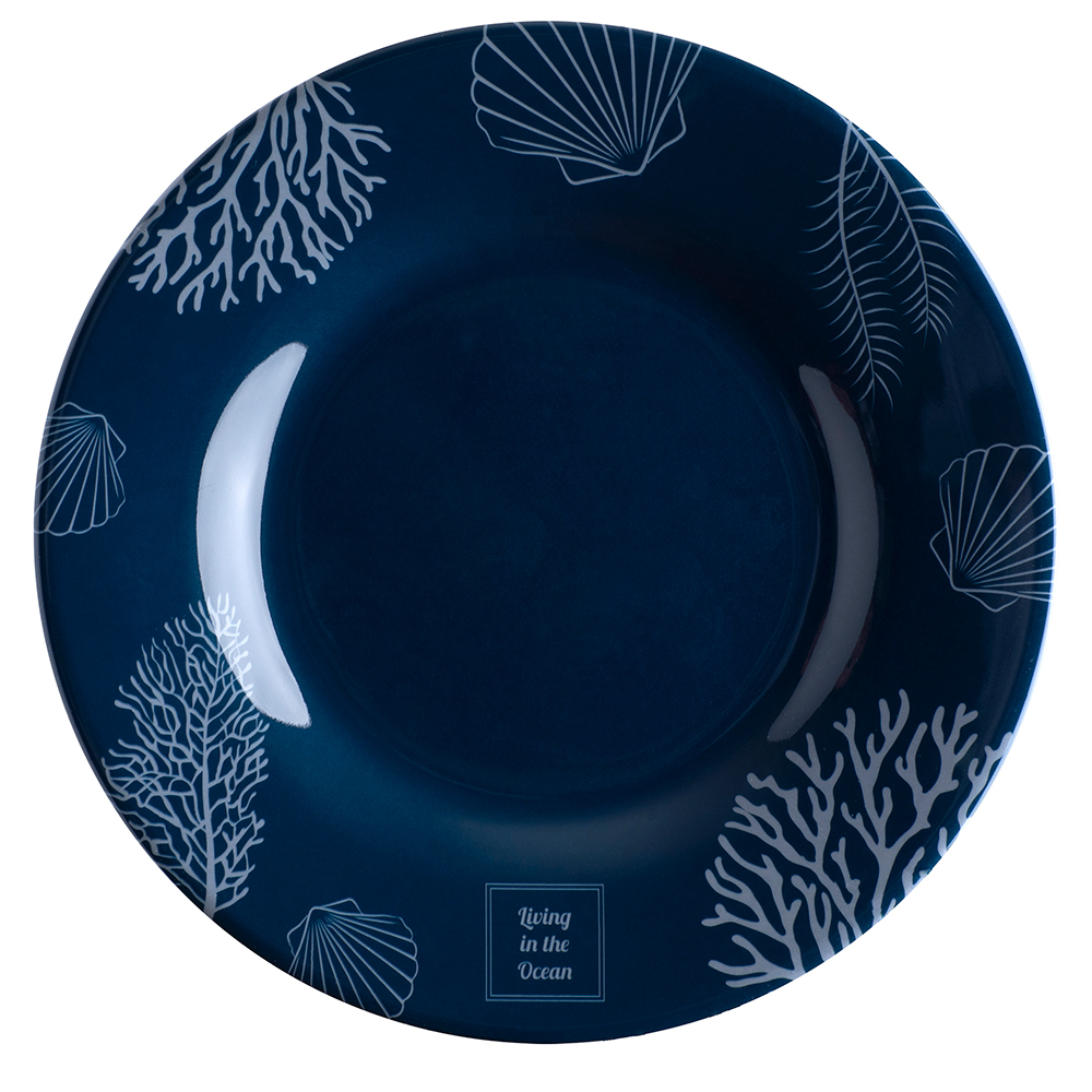 image for Marine Business Melamine Round Dessert Plate – LIVING – 7″ Set of 6