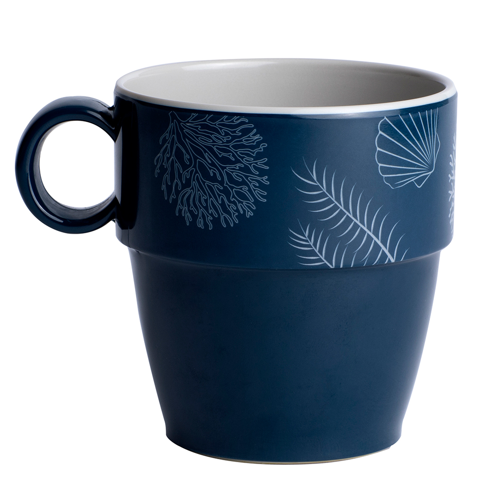 image for Marine Business Melamine Non-Slip Coffee Mug – LIVING – Set of 6