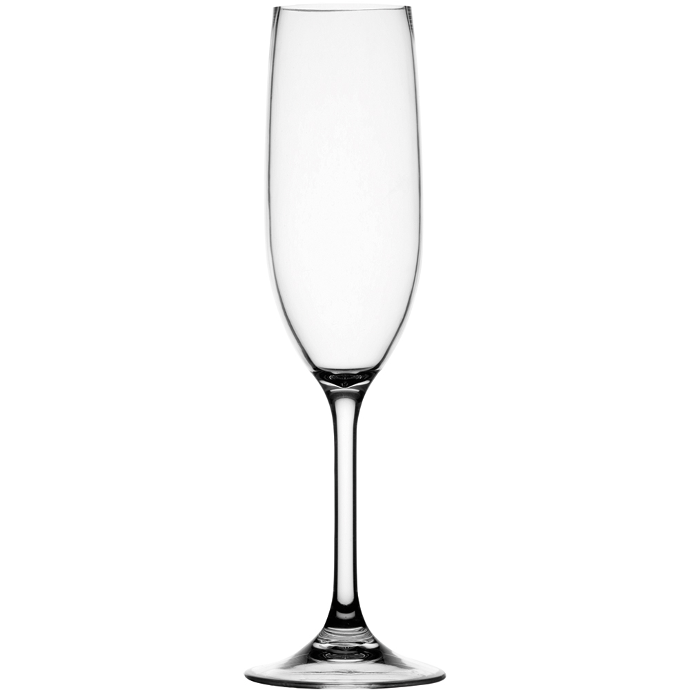 image for Marine Business Non-Slip Flute Glass Party – CLEAR TRITAN™ – Set of 6