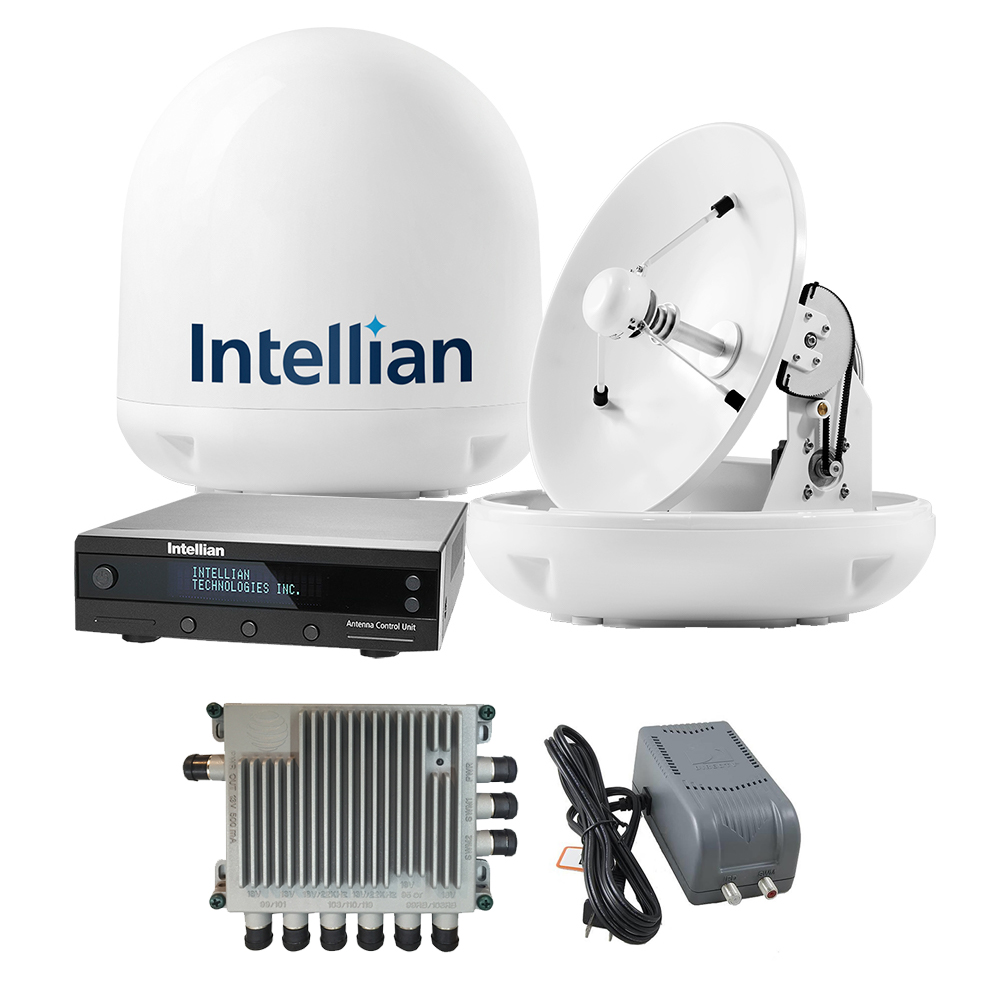 image for Intellian i4 All-Americas TV Antenna System & SWM-30 Kit