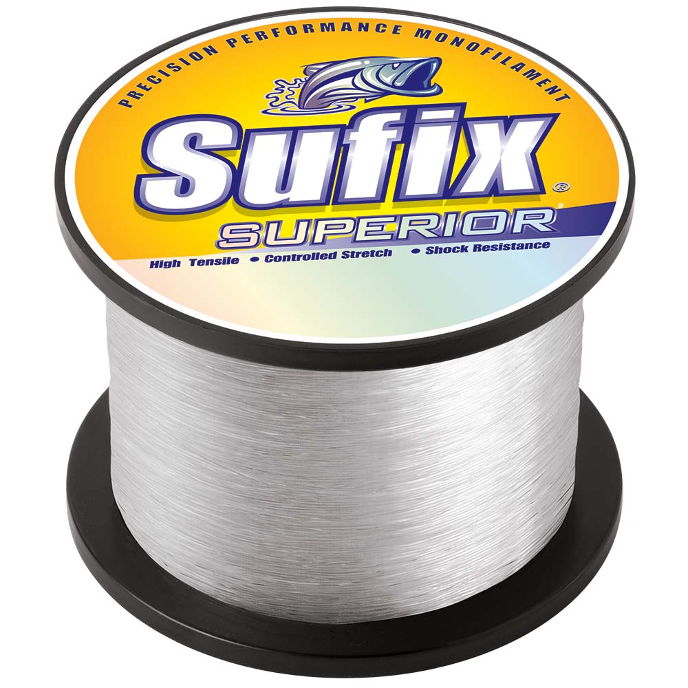 image for Sufix Superior Clear Monofilament – 50lb – 2405 yds